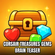 Corsair Treasures Gems Brain Teaser - Pirate Treasure game