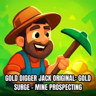 Gold Digger Jack Original: Gold Surge - Mine Prospecting - Gold Miner game