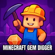 Minecraft Gem Digger game cover